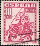 Spain 1948 Characters 30 CTS Red Edifil 1034. Uploaded by Mike-Bell
